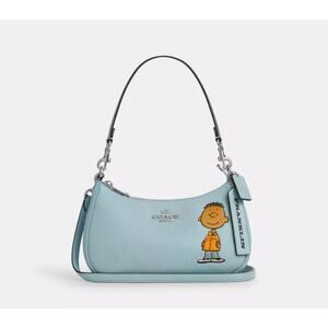 Coach X Peanuts Teri Shoulder Bag With Franklin CBJ80 Authentic